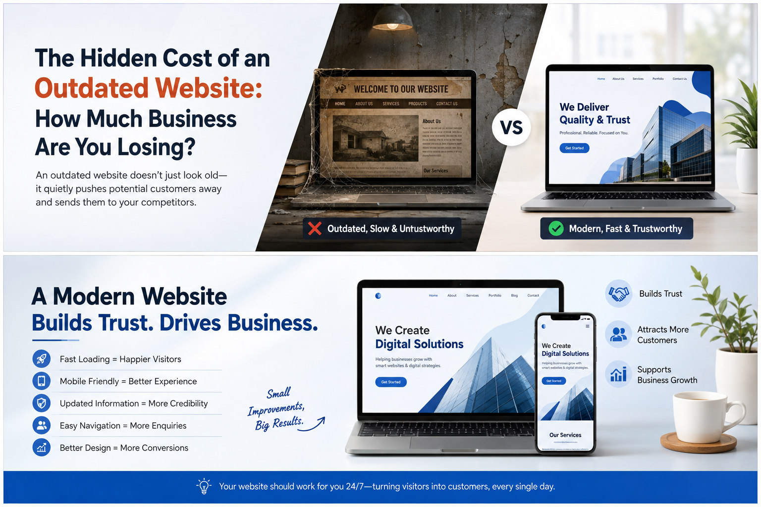 The Hidden Cost of an Outdated Website: How Much Business Are You Losing?