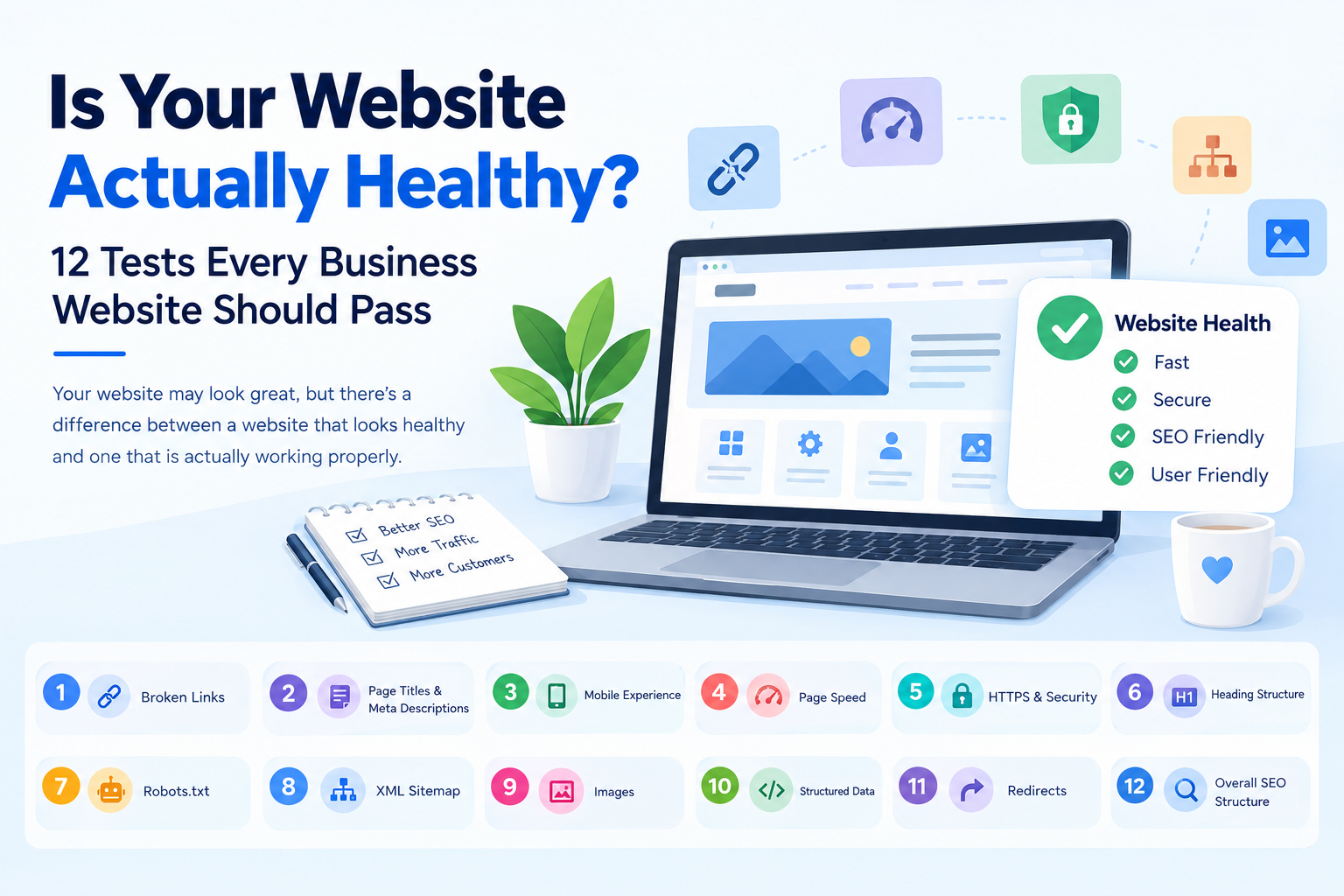 Is Your Website Actually Healthy? 12 Tests Every Business Website Should Pass